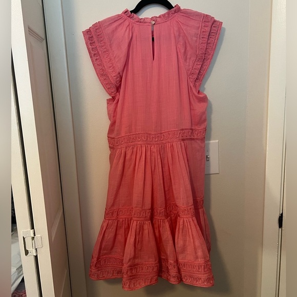 Veronica Beard - $598 Keely Pink Dark Peony Mini Dress Size 4 - Like NEW! - Picture 9 of 14